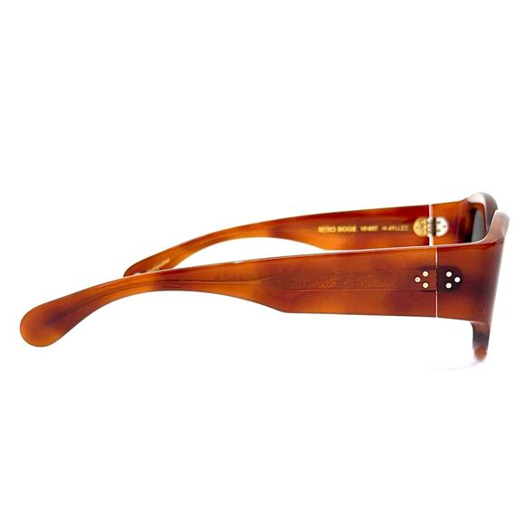 New! Garrett Leight Sunglasses Retro Biggie VINBRT, Authentic main image 11